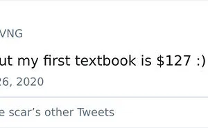 30 Times US Students Were Shocked By Textbook Prices And Shamed Them Online