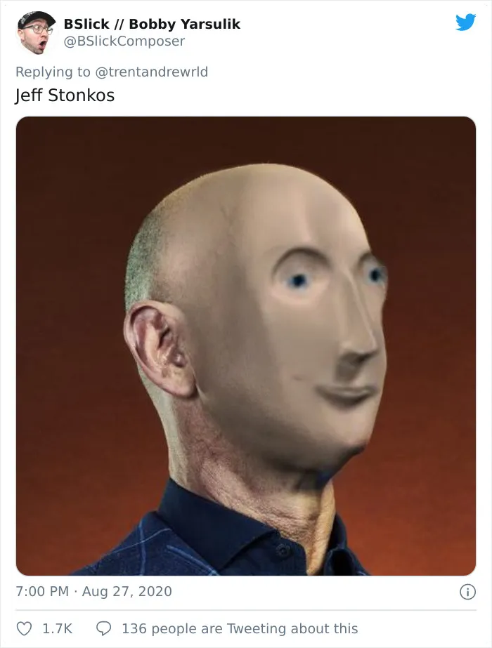 17 Memes That Emerged After People Discovered How Similar Jeff Bezos And Stonks Man Look