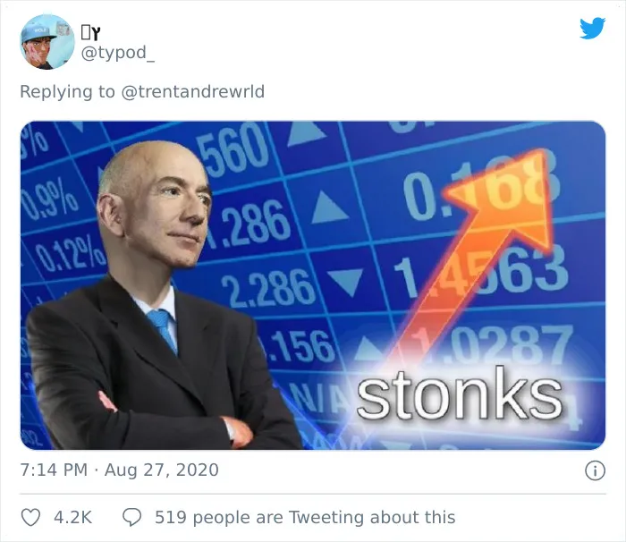 17 Memes That Emerged After People Discovered How Similar Jeff Bezos And Stonks Man Look