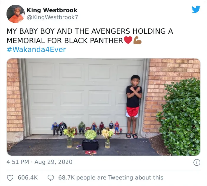 Kids Are Honoring Late Black Panther With Action Figure Memorials And Here Are 20 Of The Most Heartbreaking Photos