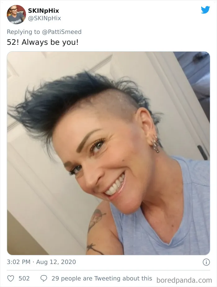 Older People Are Sharing Their Brave Hairstyles, And They Look Great (30 Pics)