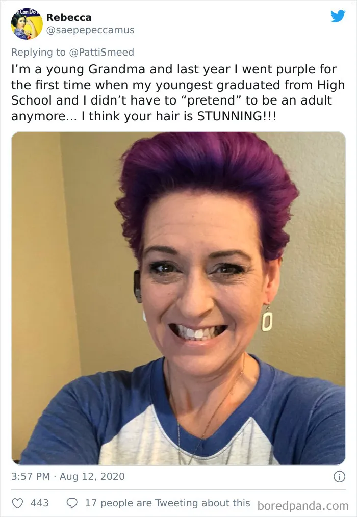 Older People Are Sharing Their Brave Hairstyles, And They Look Great (30 Pics)