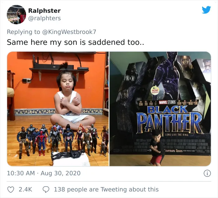 Kids Are Honoring Late Black Panther With Action Figure Memorials And Here Are 20 Of The Most Heartbreaking Photos