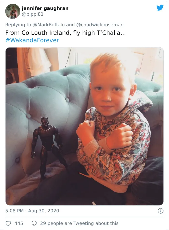 Kids Are Honoring Late Black Panther With Action Figure Memorials And Here Are 20 Of The Most Heartbreaking Photos