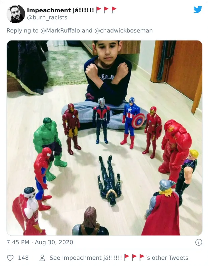 Kids Are Honoring Late Black Panther With Action Figure Memorials And Here Are 20 Of The Most Heartbreaking Photos