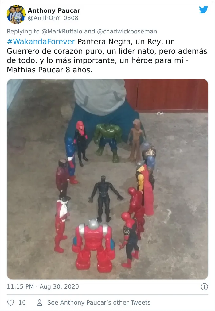 Kids Are Honoring Late Black Panther With Action Figure Memorials And Here Are 20 Of The Most Heartbreaking Photos