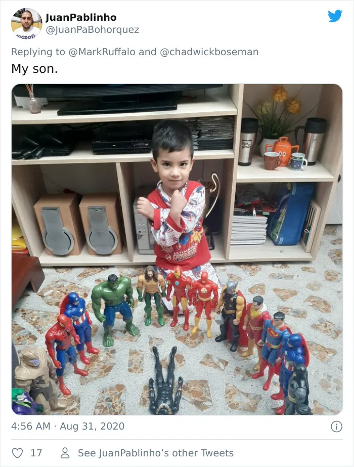 Kids Are Honoring Late Black Panther With Action Figure Memorials And Here Are 20 Of The Most Heartbreaking Photos