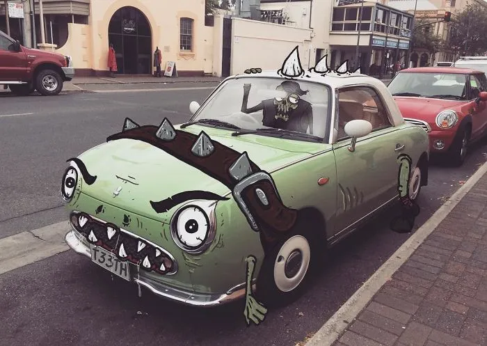 Artist Makes Fun Images That Show What Life With Monsters Would Be Like (98 New Pics)