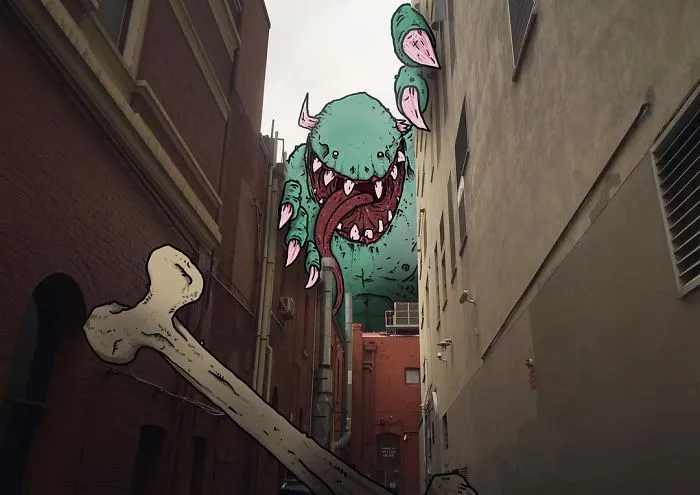Artist Makes Fun Images That Show What Life With Monsters Would Be Like (98 New Pics)