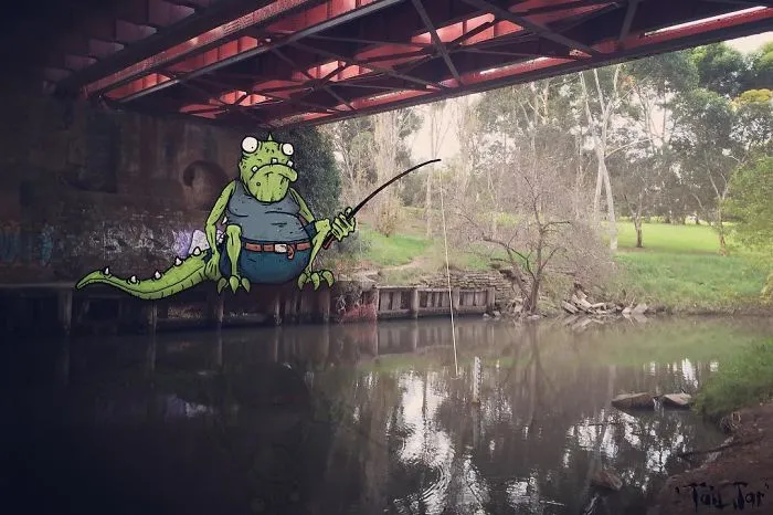 Artist Makes Fun Images That Show What Life With Monsters Would Be Like (98 New Pics)