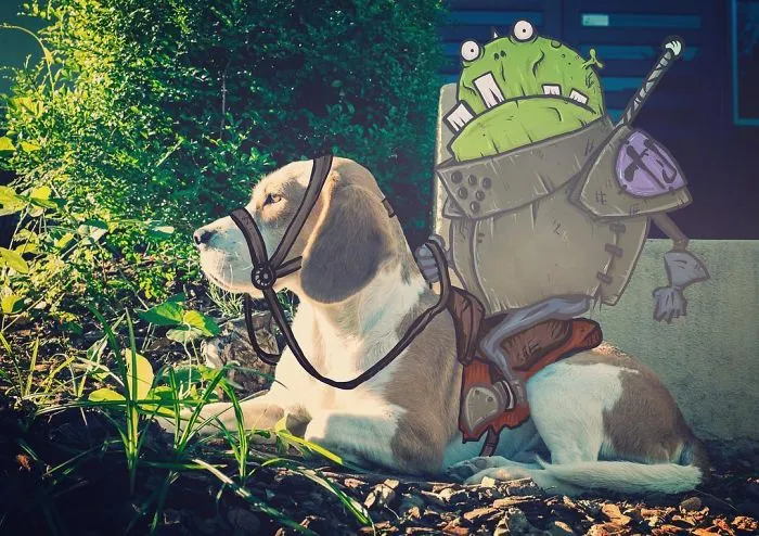 Artist Makes Fun Images That Show What Life With Monsters Would Be Like (98 New Pics)