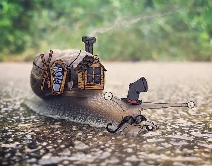 Artist Makes Fun Images That Show What Life With Monsters Would Be Like (98 New Pics)