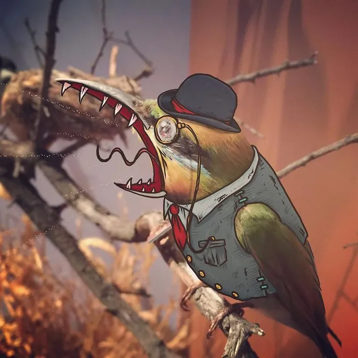 Artist Makes Fun Images That Show What Life With Monsters Would Be Like (98 New Pics)