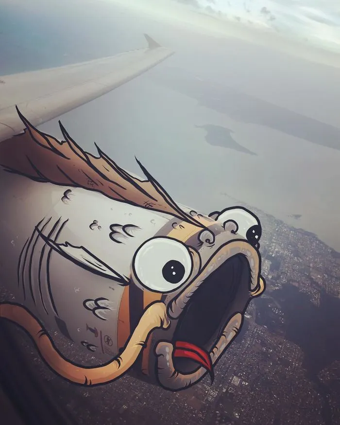 Artist Makes Fun Images That Show What Life With Monsters Would Be Like (98 New Pics)