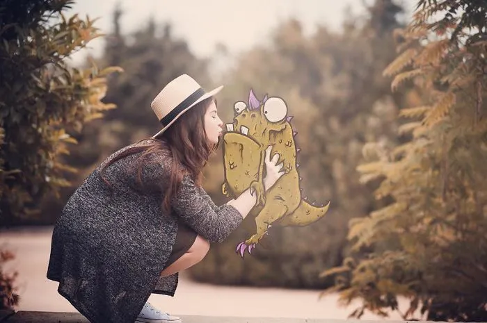 Artist Makes Fun Images That Show What Life With Monsters Would Be Like (98 New Pics)