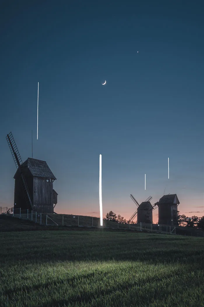 I Created A Project Where I Draw In The Night Sky Using Drones And Light (10 Pics)