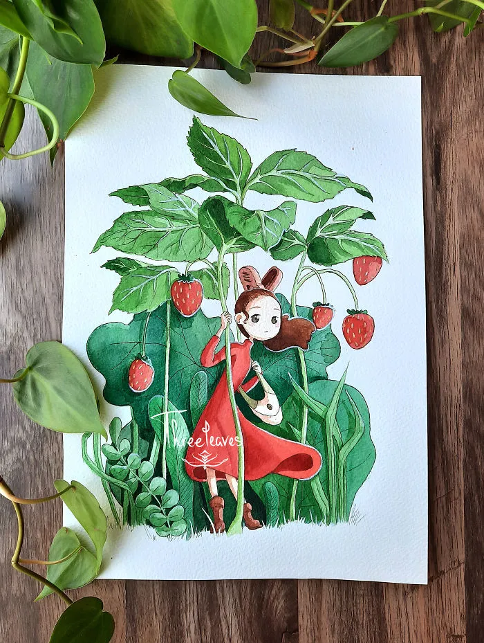 Here Are My 10 Paintings Of Studio Ghibli Characters Hanging Out In Nature