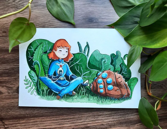 Here Are My 10 Paintings Of Studio Ghibli Characters Hanging Out In Nature