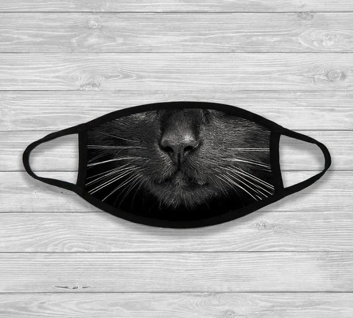 Face Masks With Cat Designs Exist And They Look Either Creepy, Hilarious Or Both (30 Pics)