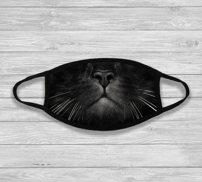 Face Masks With Cat Designs Exist And They Look Either Creepy, Hilarious Or Both (30 Pics)