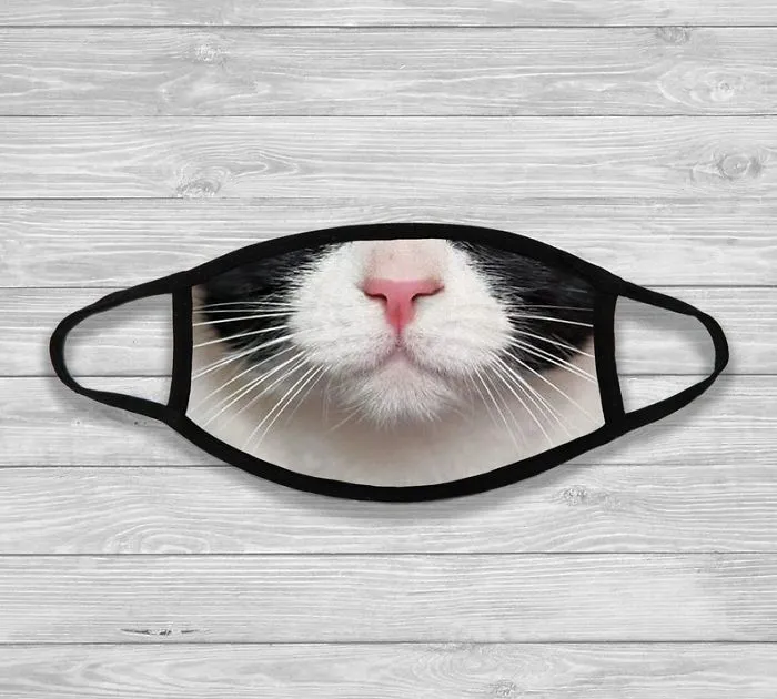 Face Masks With Cat Designs Exist And They Look Either Creepy, Hilarious Or Both (30 Pics)