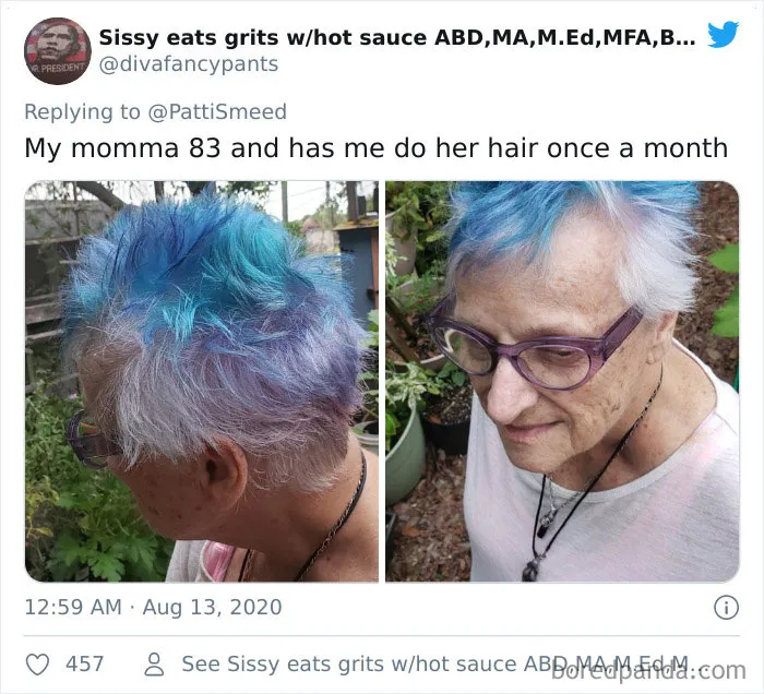 Older People Are Sharing Their Brave Hairstyles, And They Look Great (30 Pics)