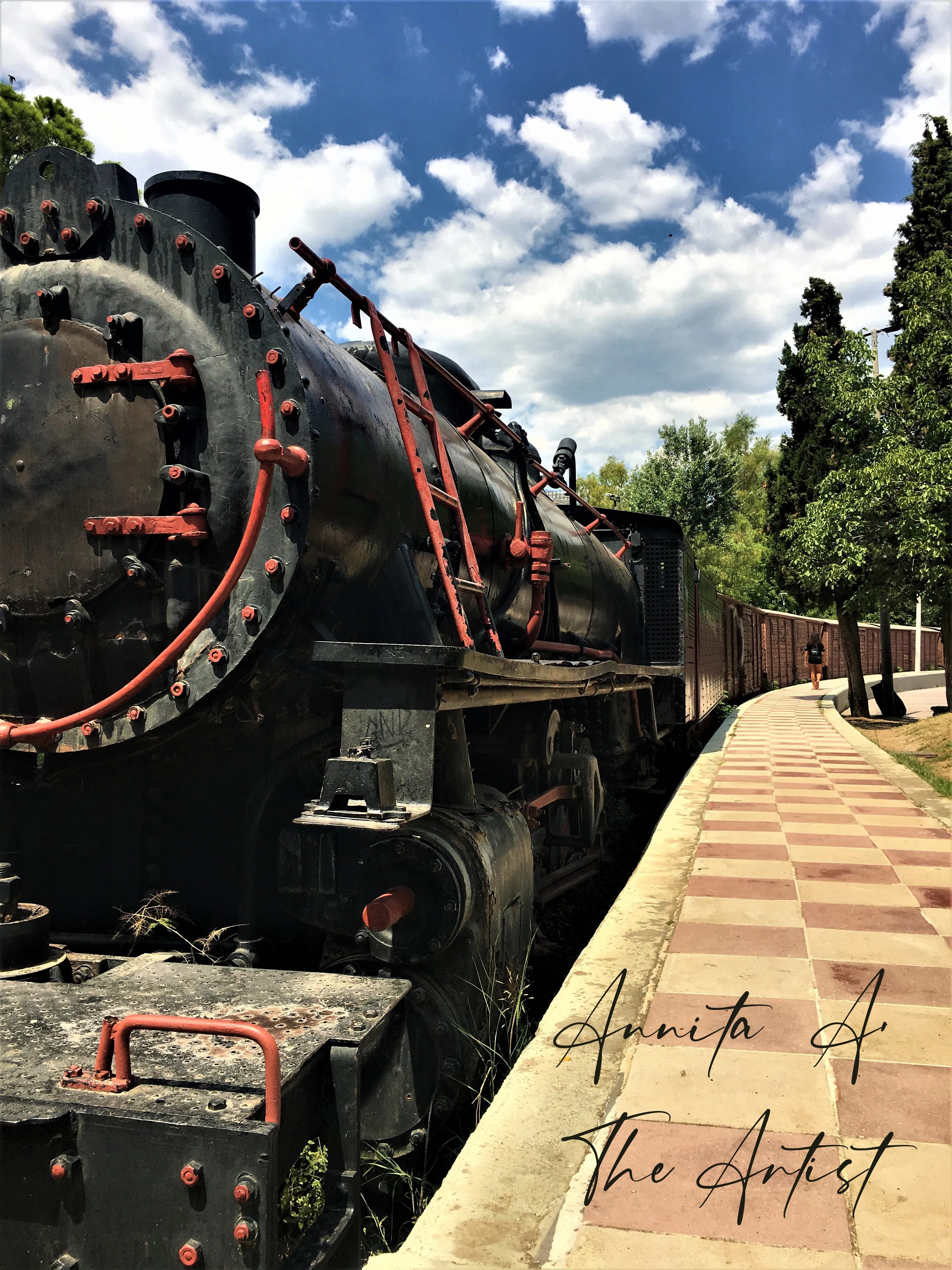 The Scent Of An Old Railway Station In Greece