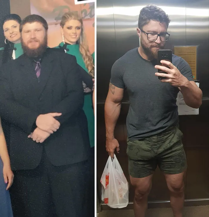 6 Years Progress. From 330 Lbs To 198 Lbs