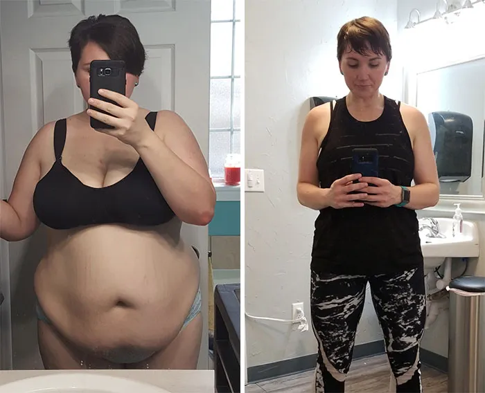 Weight Loss Journey. Most Recent Before/After. 250 Lbs > 174 Lbs. Also, Hello Quads