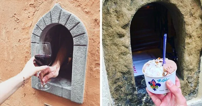 Italians Are Reviving The 17th Century "Wine Window" Tradition That Was Used During The Plague