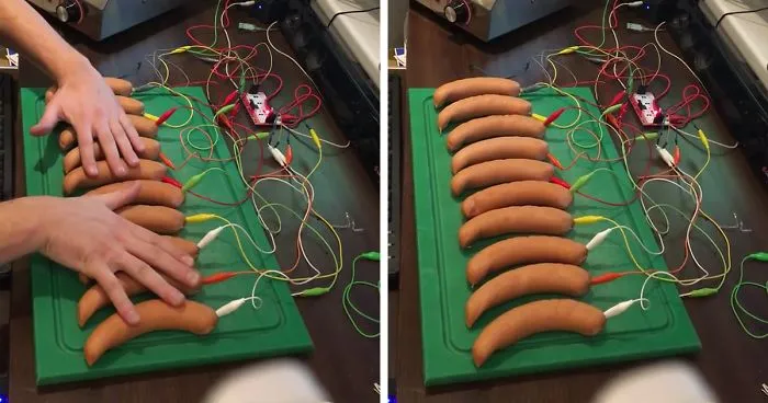 German Hacker Transforms Sausages Into A Working Piano