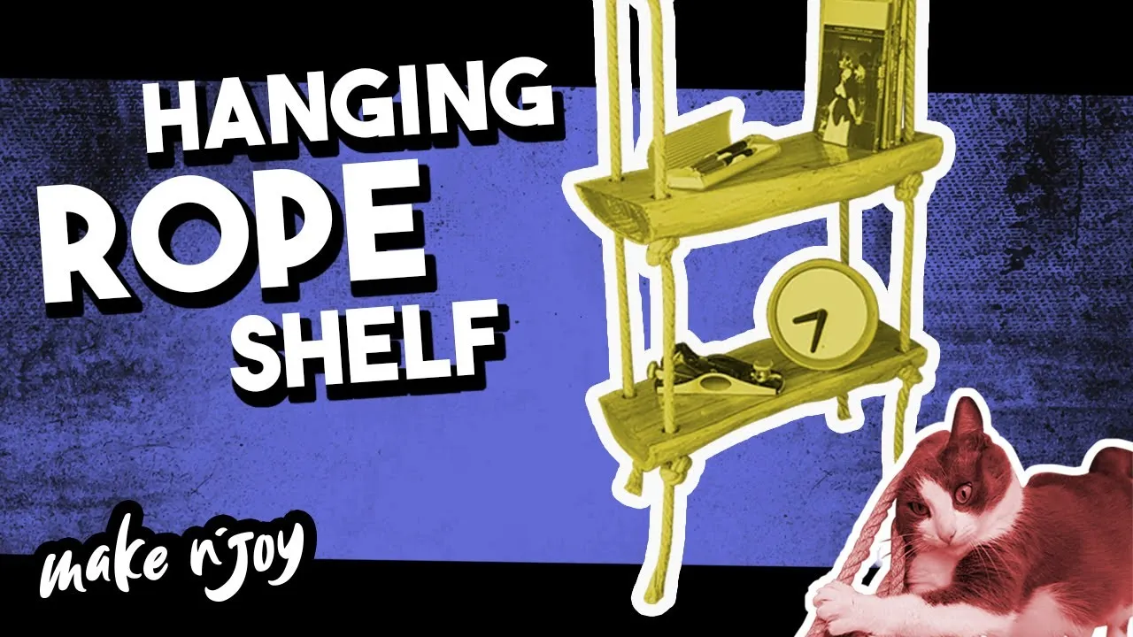 Everyone's Little Helper - Handmade Hanging Rope Shelf (Part-1)