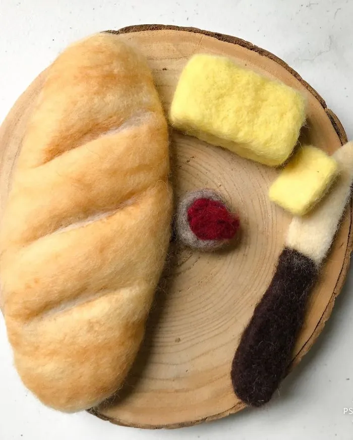 I Make Felted Fake Foods And Cutesy Animals (60 Pics)