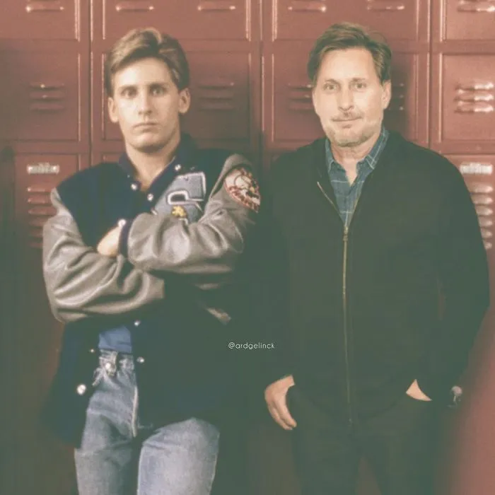 Emilio Estevez y Andrew Clark