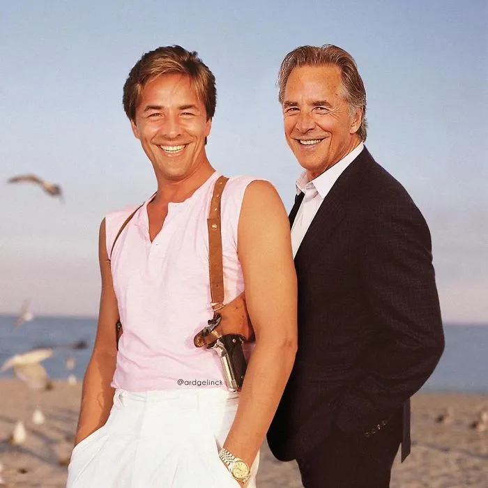 Don Johnson y James "Sonny" Crockett
