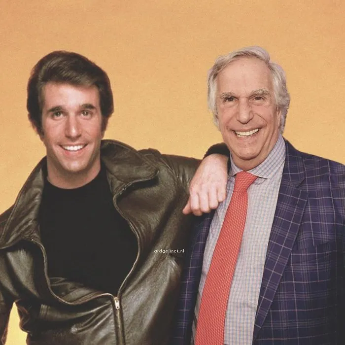 Henry Winkler y Fonzie