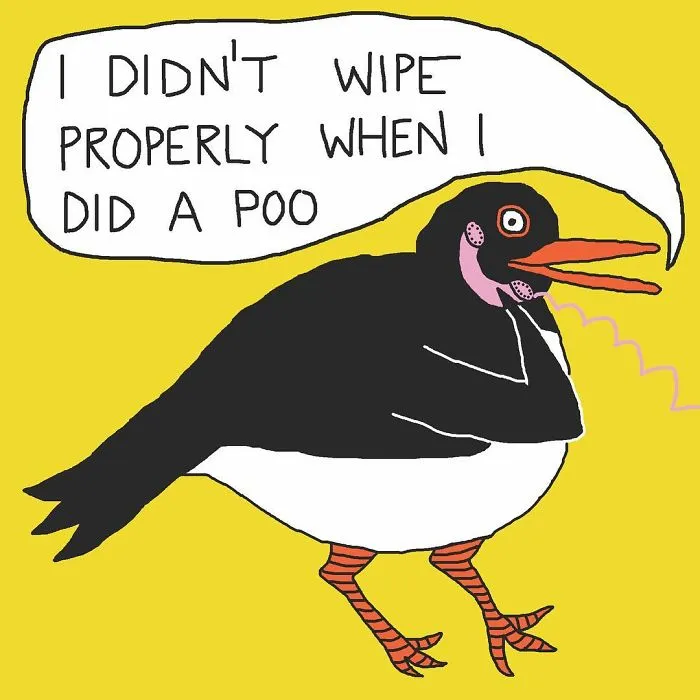 Oh Dear. Not Exactly What You Want To Hear When Someone Prank Calls You Is It, Gross Lardy Oystercatcher
