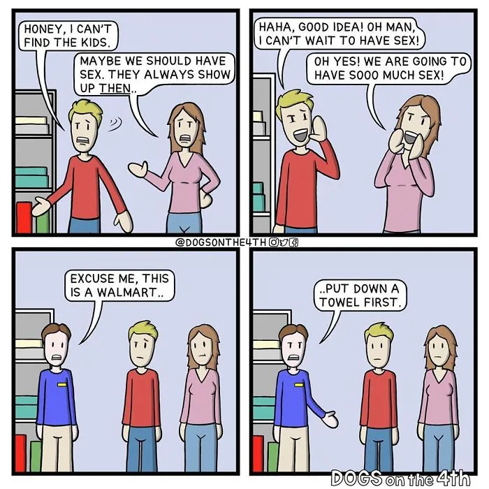 40 Hilarious Comics With Unexpected Twists By 'Dogs On The 4th' (New Pics)