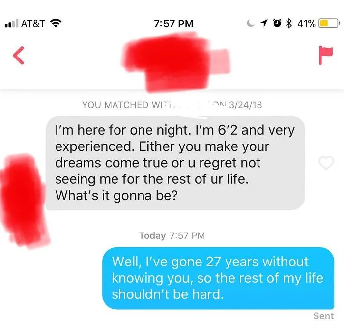30 Terrible Tinder Pick Up Lines That Will Make You Feel Embarrassed For The People Who Used Them (New Pics)