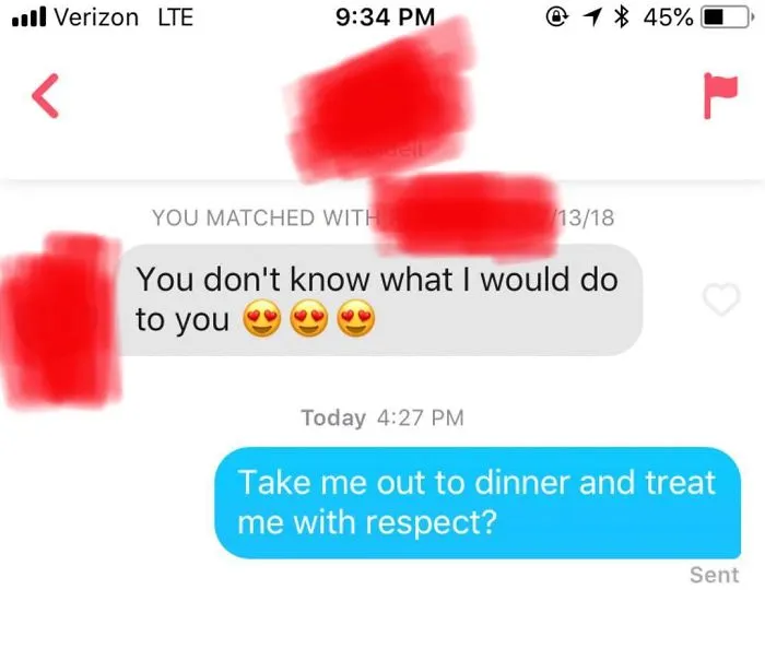 30 Terrible Tinder Pick Up Lines That Will Make You Feel Embarrassed For The People Who Used Them (New Pics)