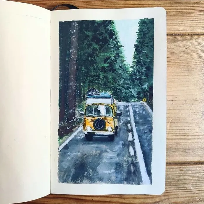 I Challenged Myself To Paint One Painting A Day For 100 Days With Gouache – A Medium I’ve Never Used Before (30 Pics)