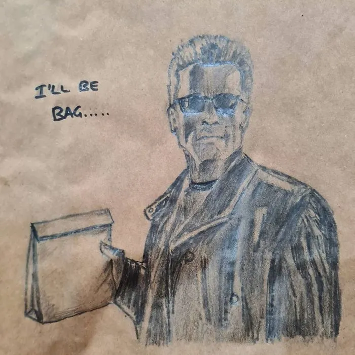 I've Been Drawing Dad Jokes And Puns On My Daughters’ Lunch Bags Every Day For The Past 8 Years (30 Pics)