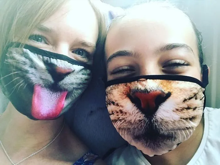 Face Masks With Cat Designs Exist And They Look Either Creepy, Hilarious Or Both (30 Pics)