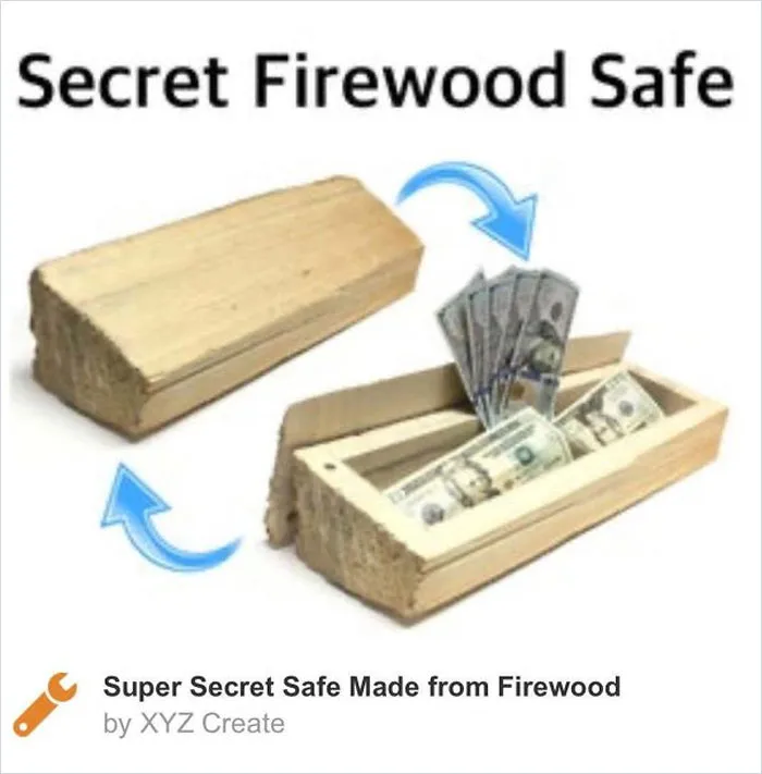 Hiding Money Inside Something That Could Easily Wind Up In The Fireplace