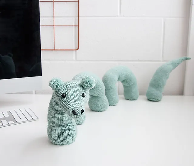 Knit A Desk Loch Ness … Monster That Is … Great Gift Idea!