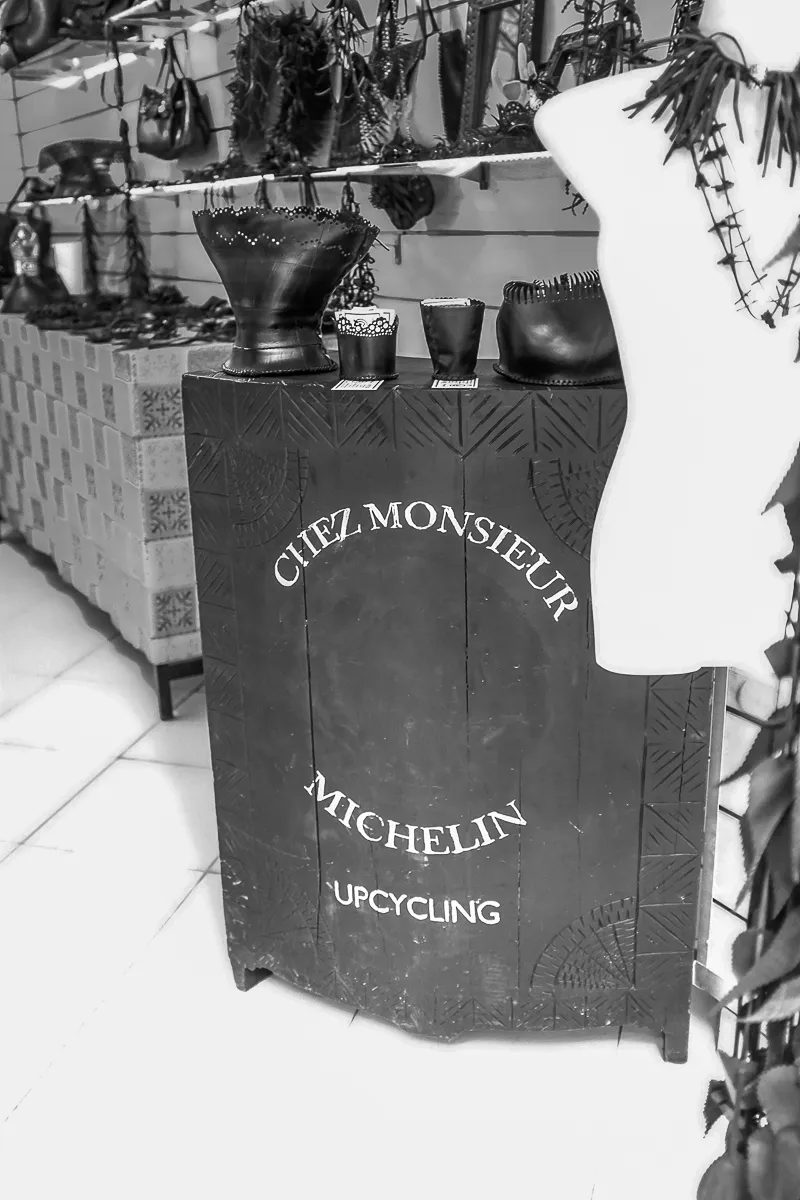 I Found Upcycled Tires Transformed Into Artisan Bags, Jewelry And Accessories In An Obscure Boutique In Marrakesh, Morocco