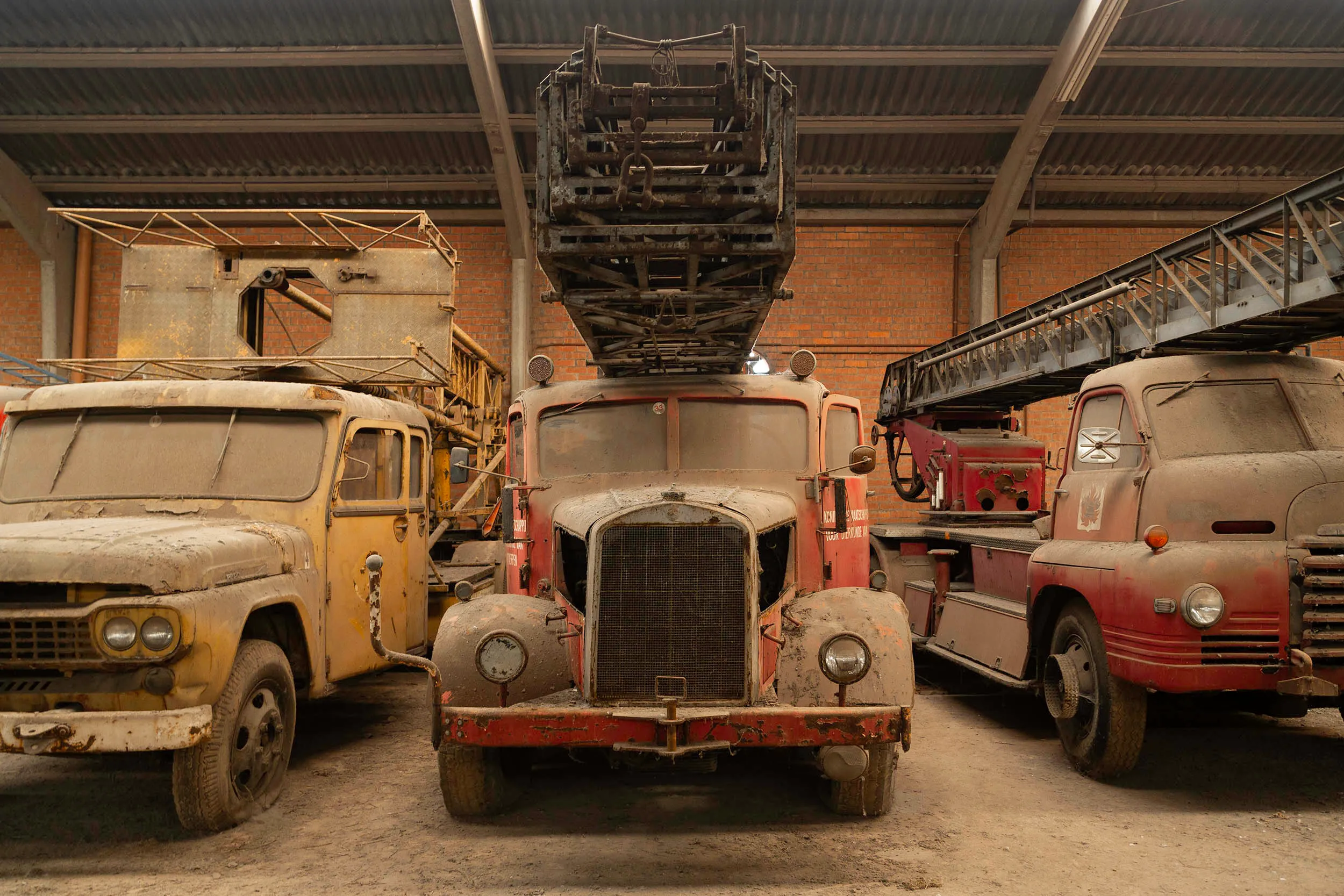 I Capture A Mysterious Cemetery Of Fire Trucks