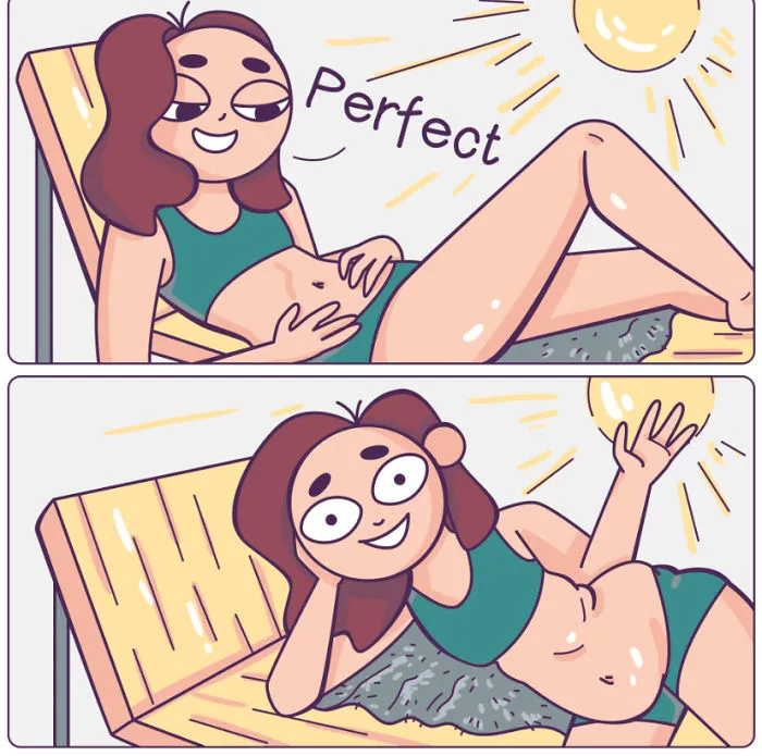 My 30 Comics About Ironic And Funny Situations Girls Live Through During Summer