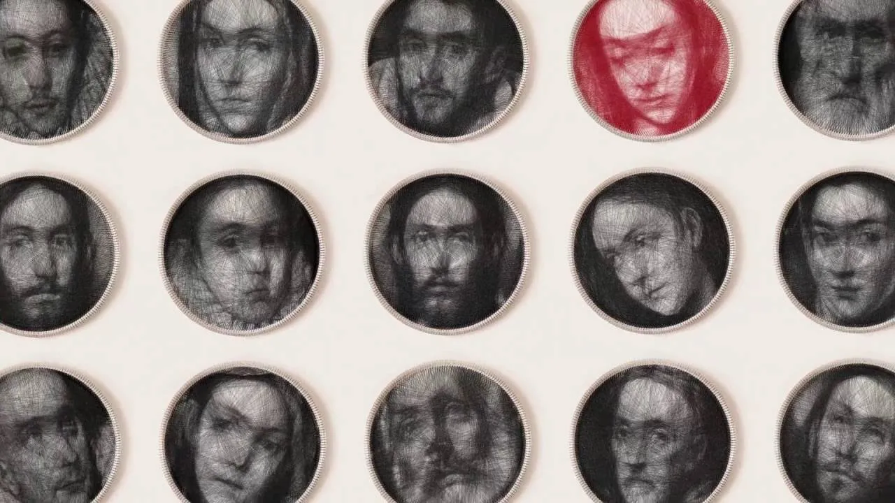 Greek Artist Petros Vrellis Makes Intricate Portraits With Yarn And A computer