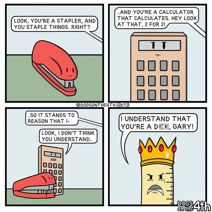 40 Hilarious Comics With Unexpected Twists By 'Dogs On The 4th' (New Pics)